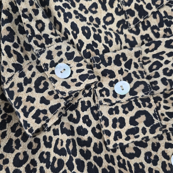 Monterey Bay Button-Down Leopard Print Shirt - Picture 7 of 11